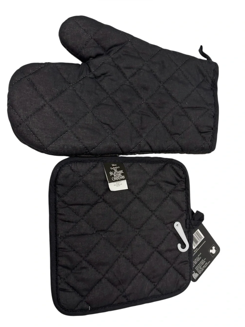 Jack Skellington Oven Mitt & Pot Holder Set